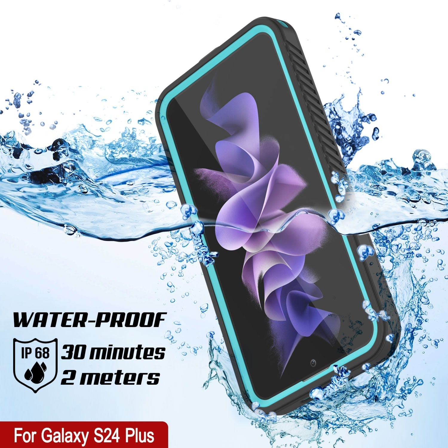 Galaxy S25+ Plus Water/ Shockproof [Extreme Series] With Screen Protector Case [Teal]