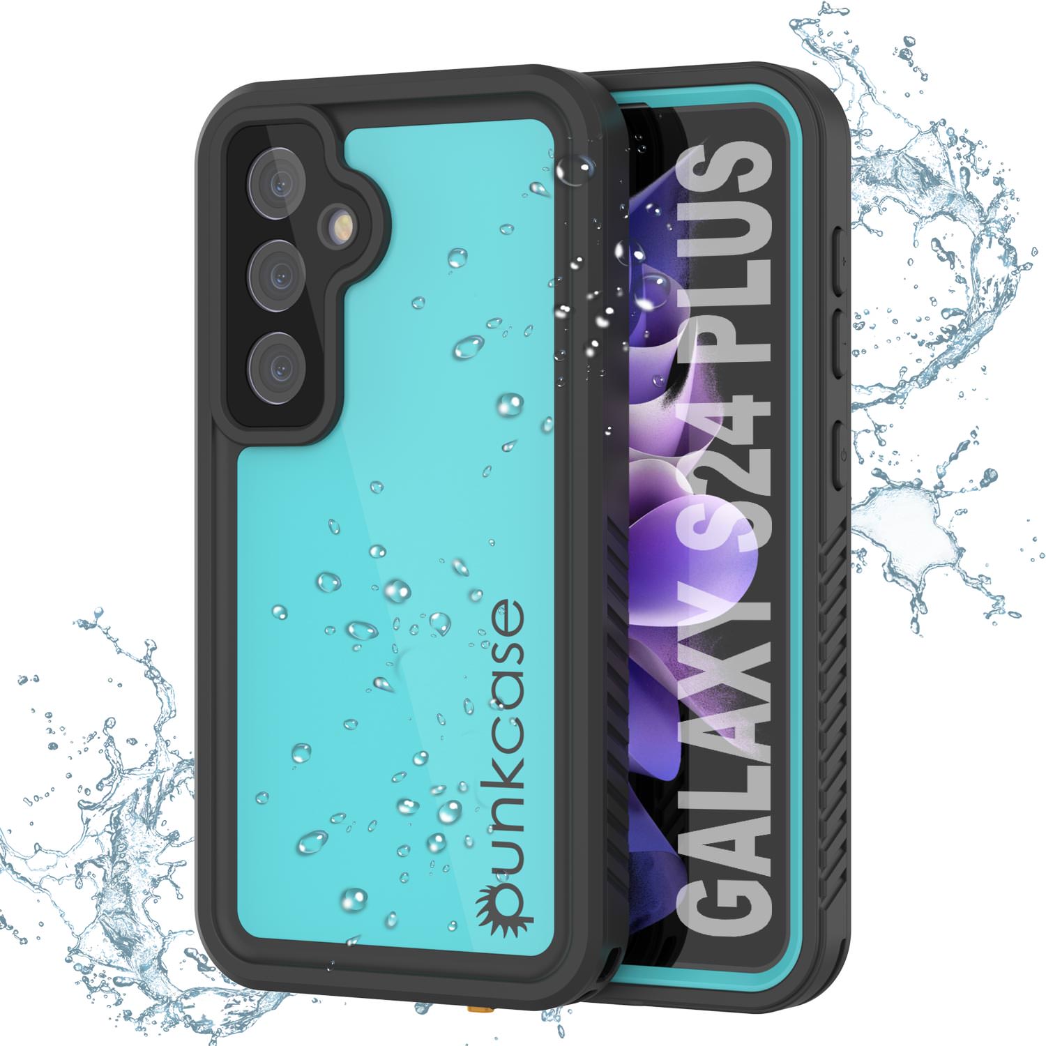 Galaxy S25+ Plus Waterproof Case PunkCase StudStar Teal Thin 6.7ft Underwater IP68 Shock/Snow Proof