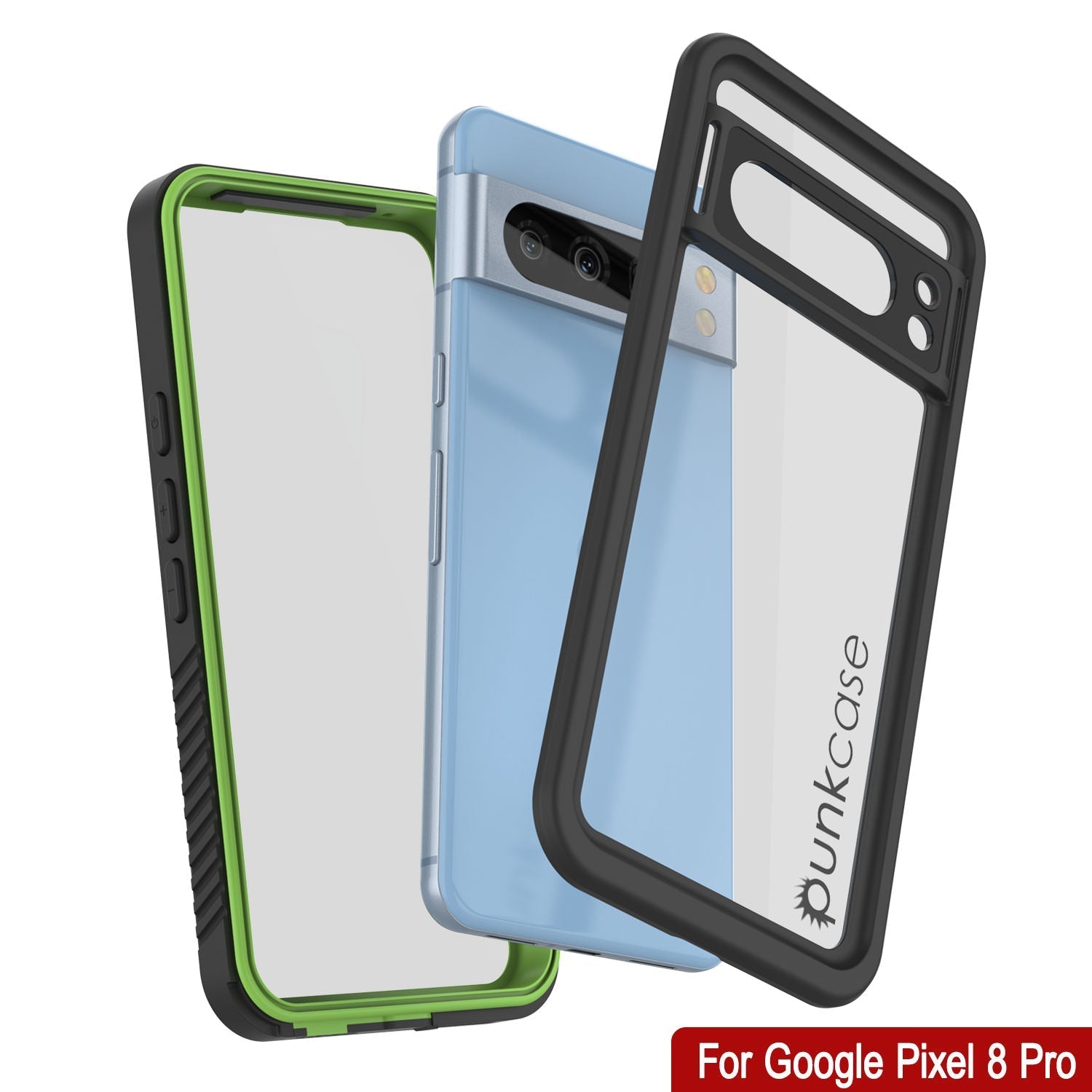 Google Pixel 9 Pro XL Waterproof Case, Punkcase [Extreme Series] Armor Cover W/ Built In Screen Protector [Light Green]