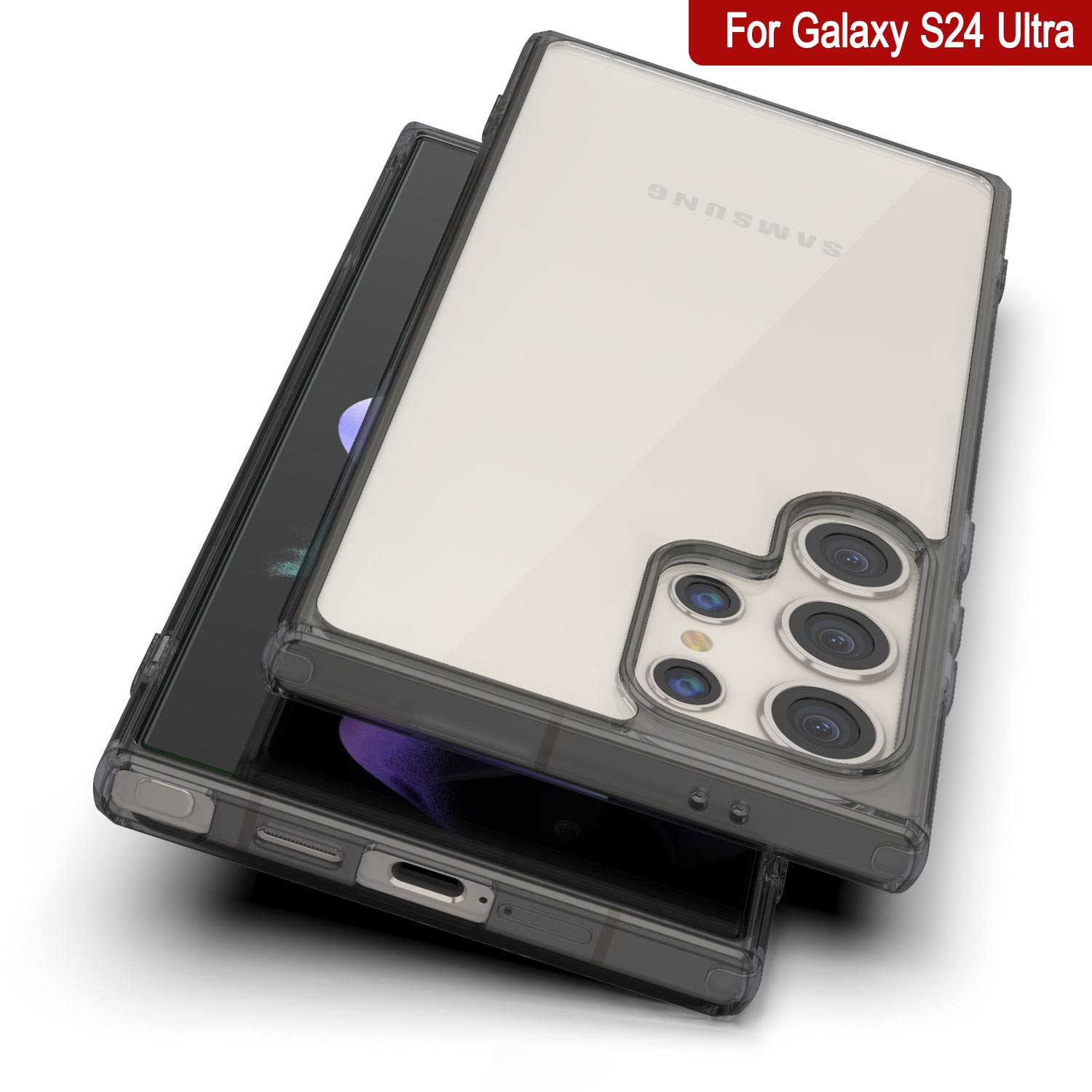 Galaxy S25 Ultra Magnetic Wireless Charging Case [Clear Acrylic Series] [Non-Slip] For Galaxy S25 Ultra [Gold]