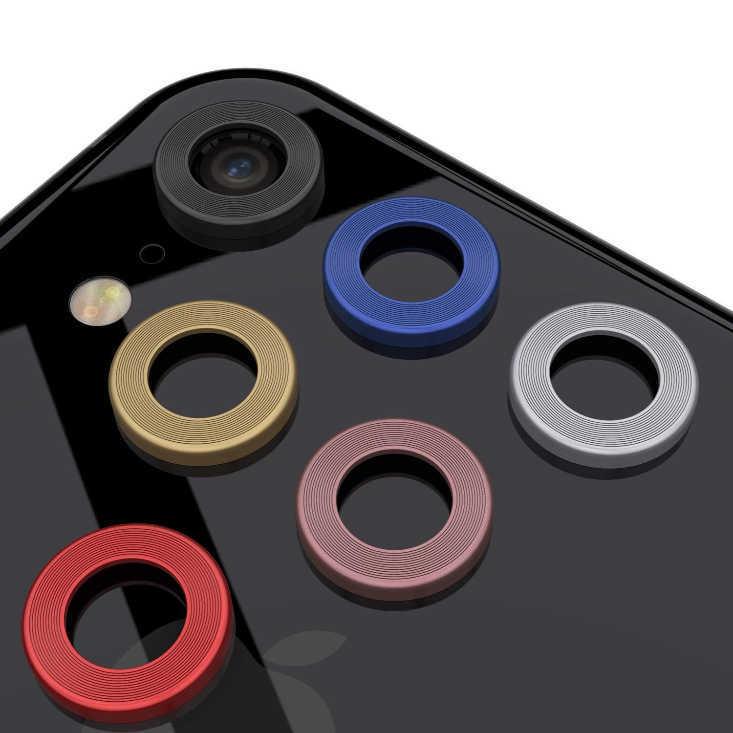 Punkcase iPhone XR Camera Protector Ring [Black]