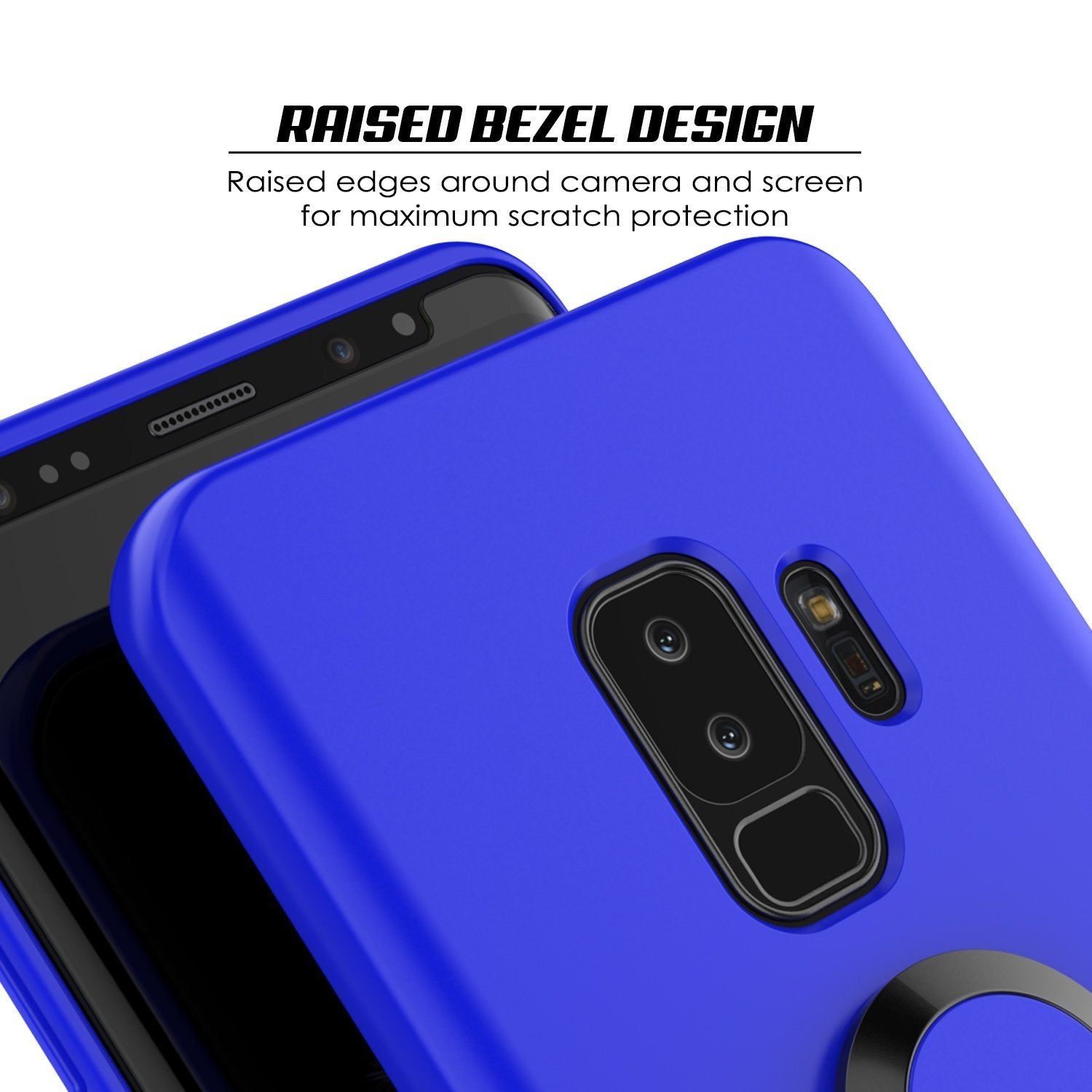 Galaxy S9 Plus, Punkcase Magnetix Cover W/ Kickstand, [Blue]