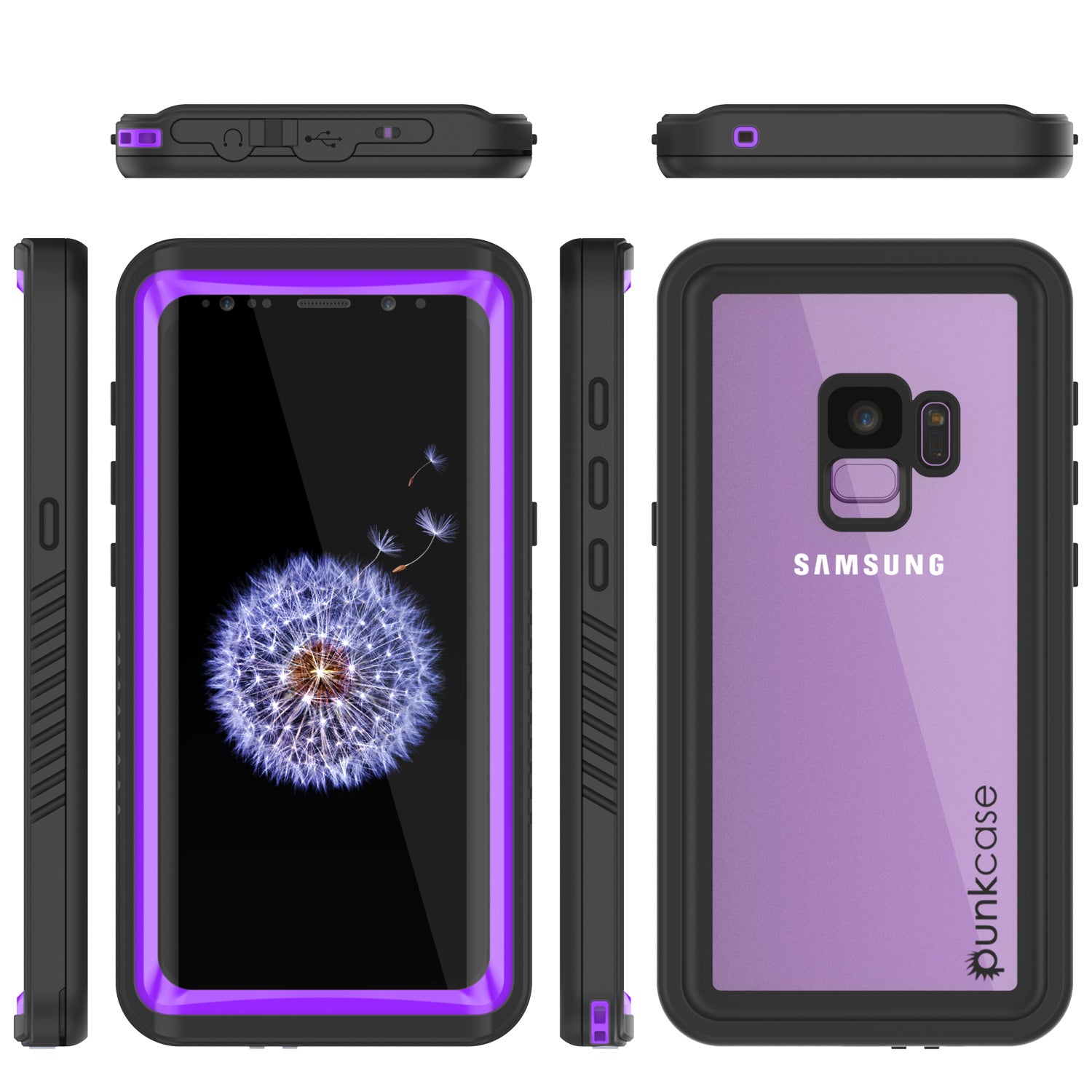 Galaxy S9 Plus Punkcase Extreme Armor Case Series [Purple]