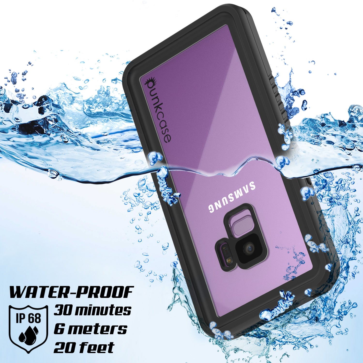 Galaxy S9 Plus Punkcase Extreme Armor Case Series [Purple]