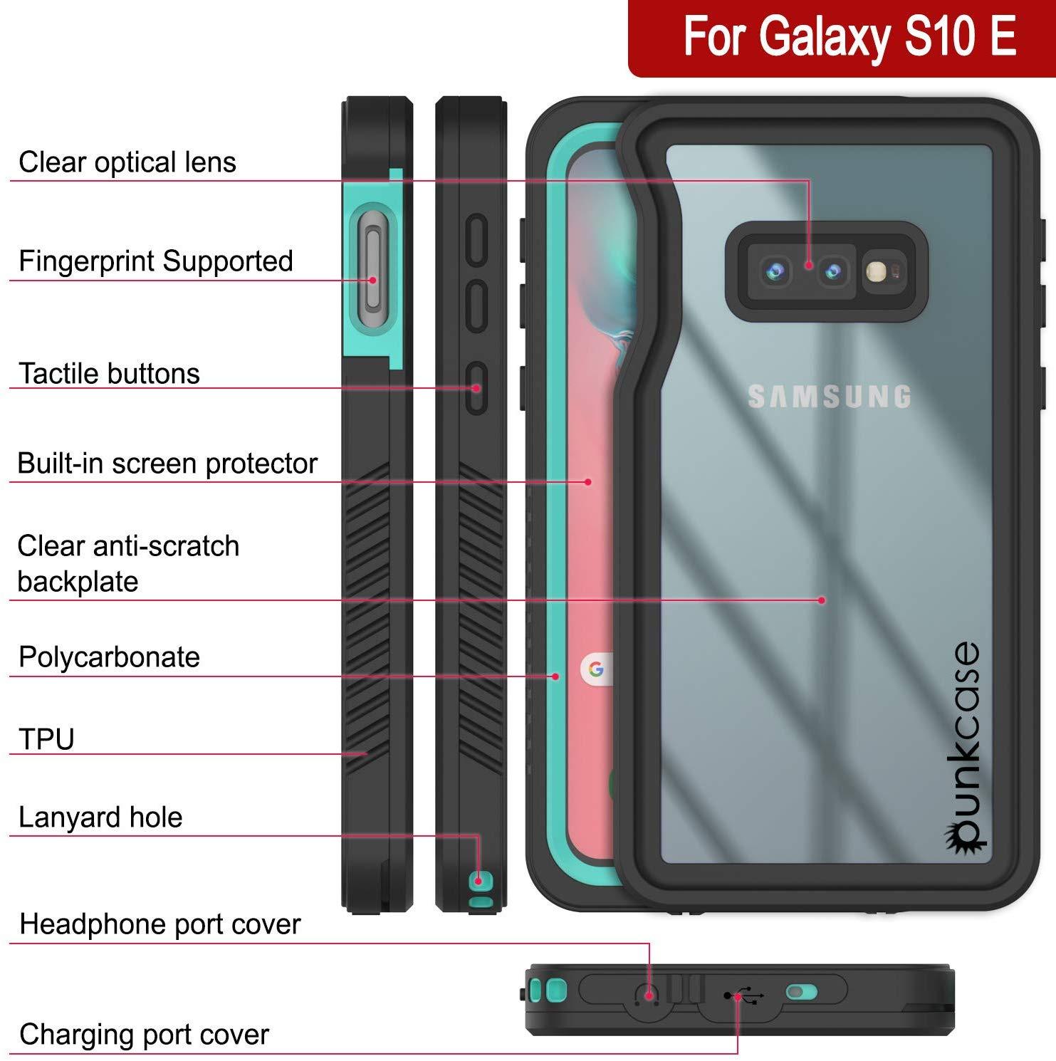 Galaxy S10 Water/Shock/Snowproof | Screen Protector Case [Teal]