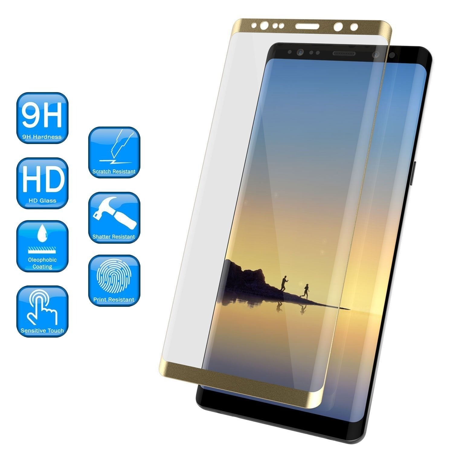 Galaxy Note 20 Black Punkcase Glass SHIELD Tempered Glass Screen Protector 0.33mm Thick 9H Glass