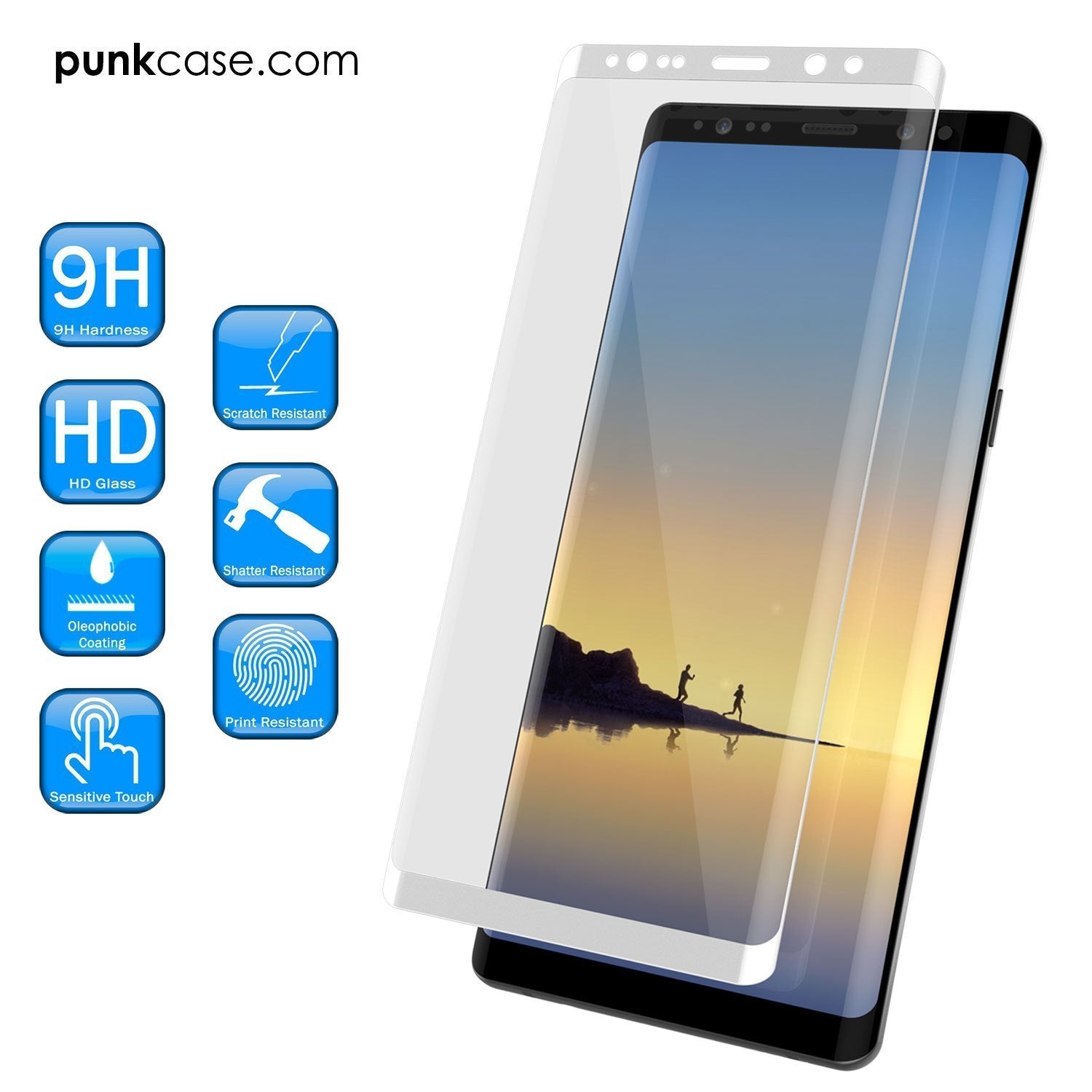 Galaxy Note 20 Ultra Black Punkcase Glass SHIELD Tempered Glass Screen Protector 0.33mm Thick 9H Glass