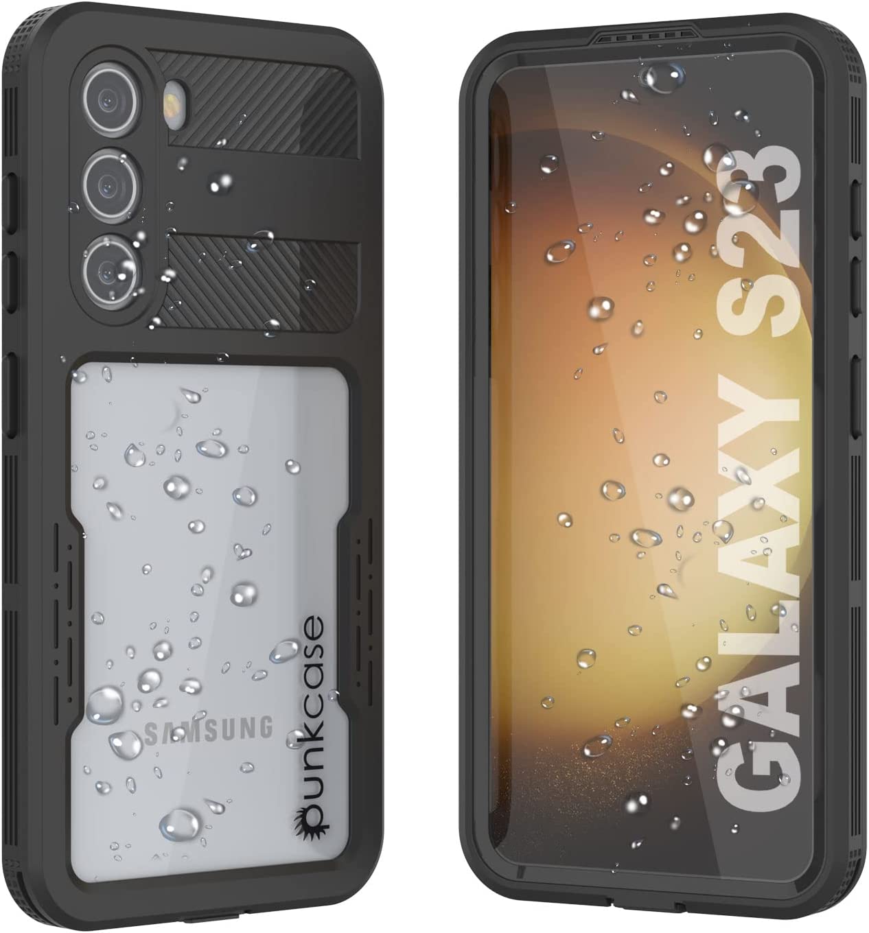 Galaxy S23 Waterproof Case [Alpine 2.0 Series] [Slim Fit] [IP68 Certified] [Shockproof] [Black]