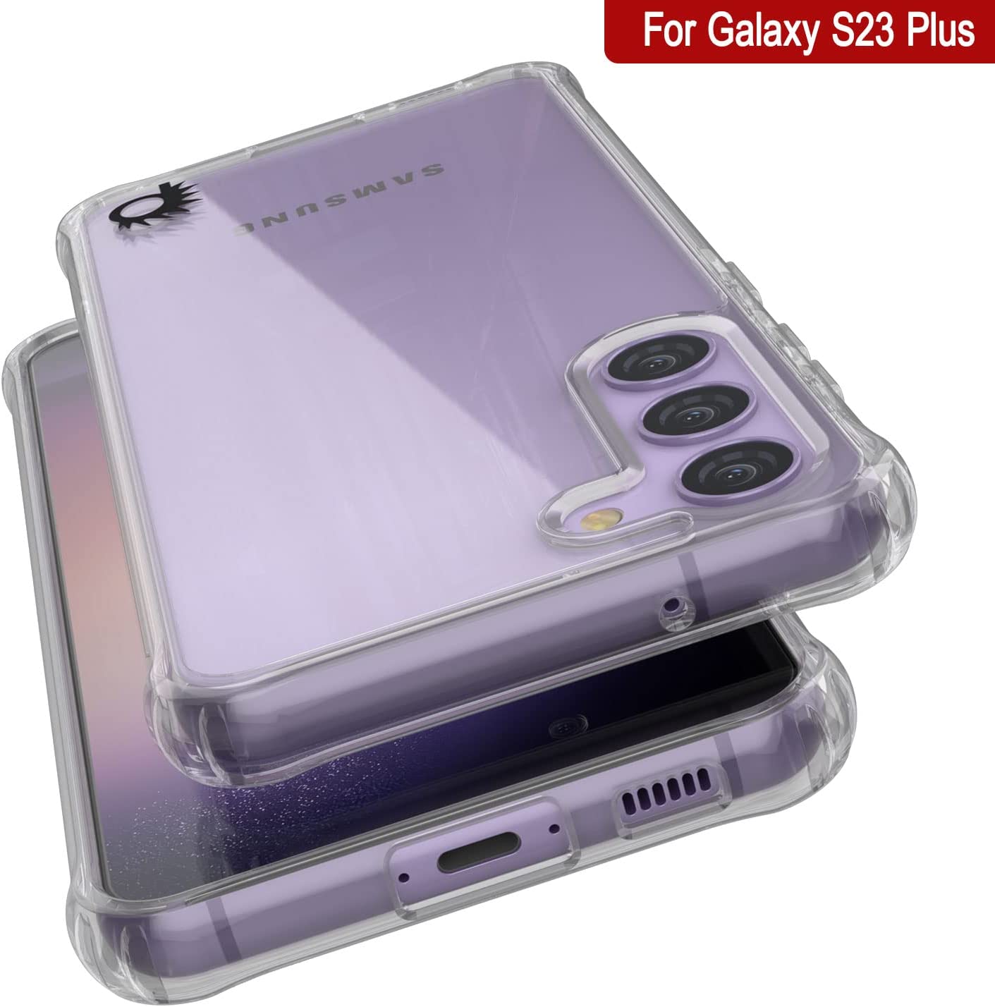 Galaxy S24 Plus Case [Clear Acrylic Series] [Non-Slip] For Galaxy S24 Plus [Yellow]