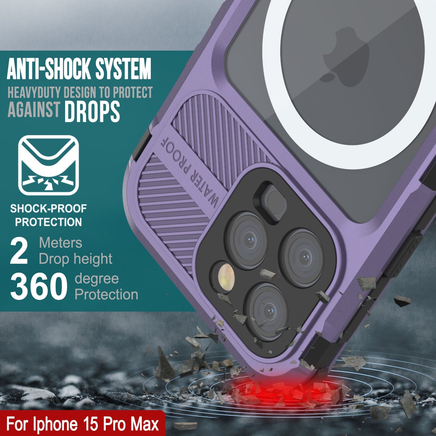 iPhone 14 Pro Max Metal Extreme 2.0 Series Aluminum Waterproof