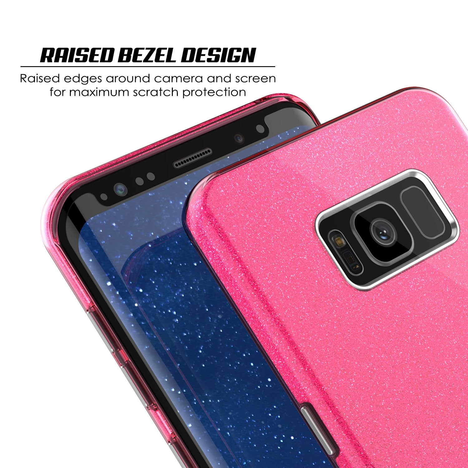 Galaxy S8 Case, Punkcase Galactic 2.0 Series Ultra Slim Protective Armor Cover [Pink]